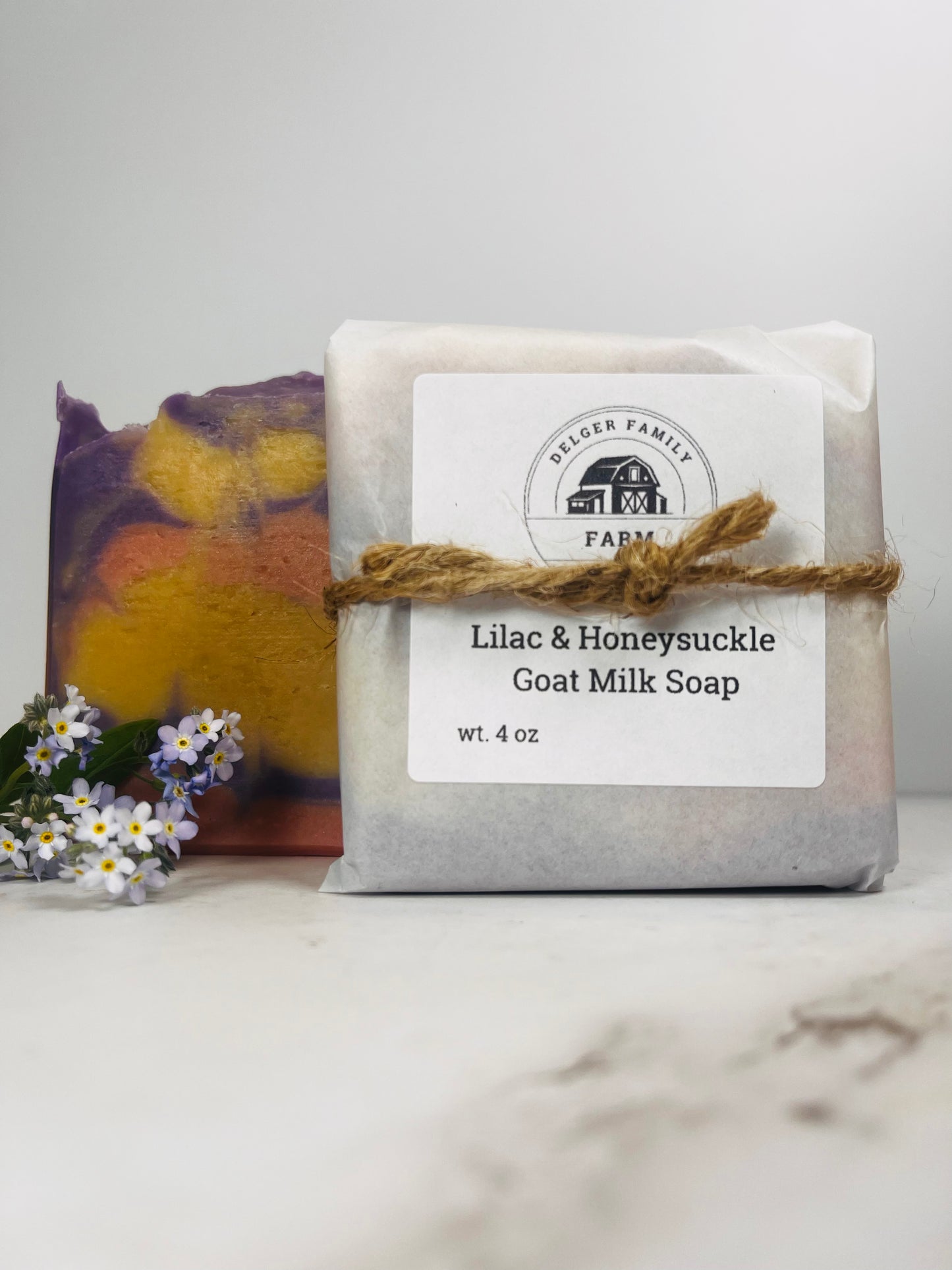 Lilac and Honeysuckle Goat Milk Soap