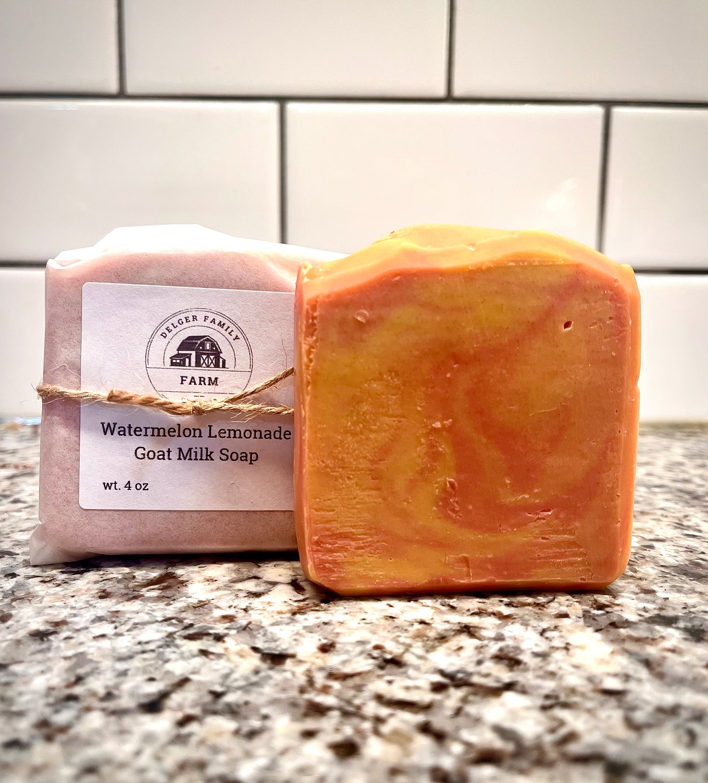 Watermelon Lemonade Goat Milk Soap