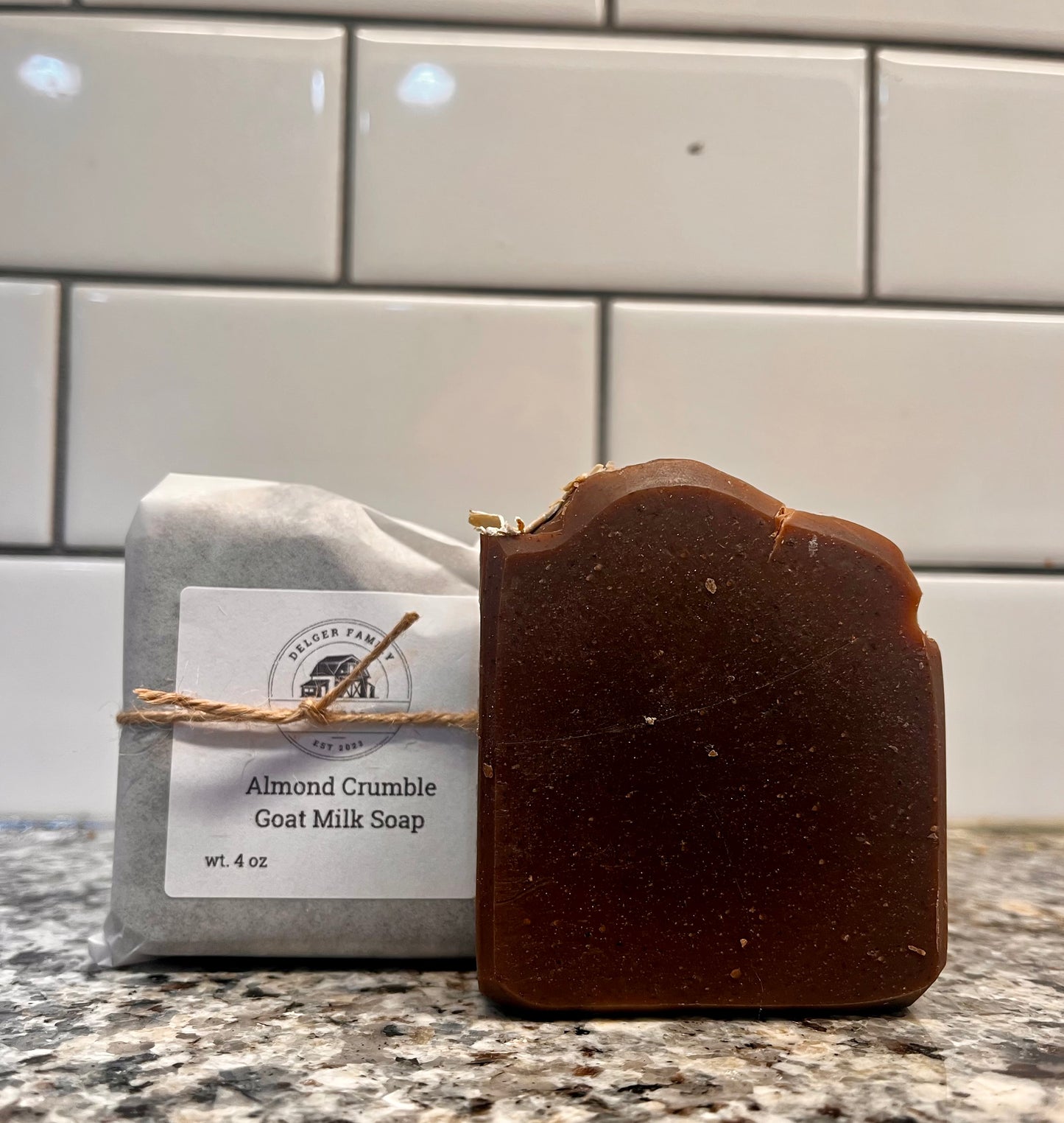 Almond Crumble Goat Milk Soap