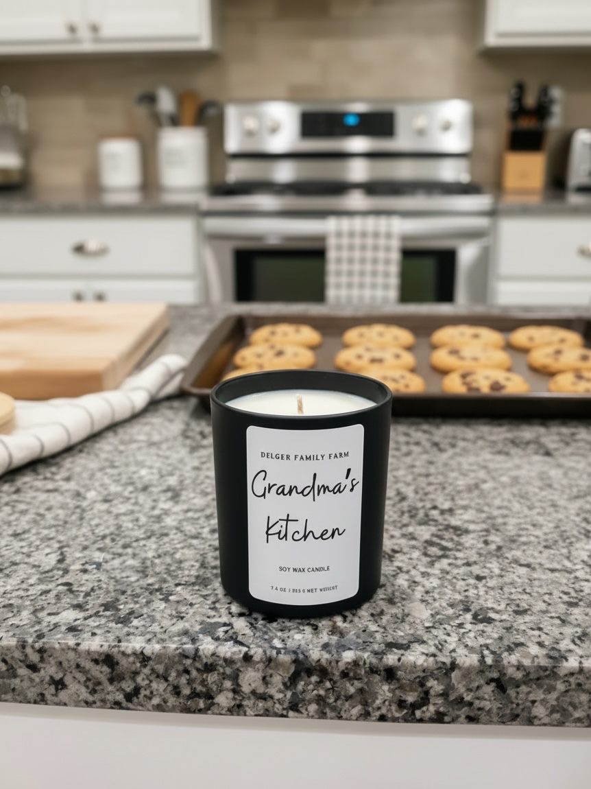 Grandma's Kitchen Soy Candle | Clean Fragrance Farmhouse Candle