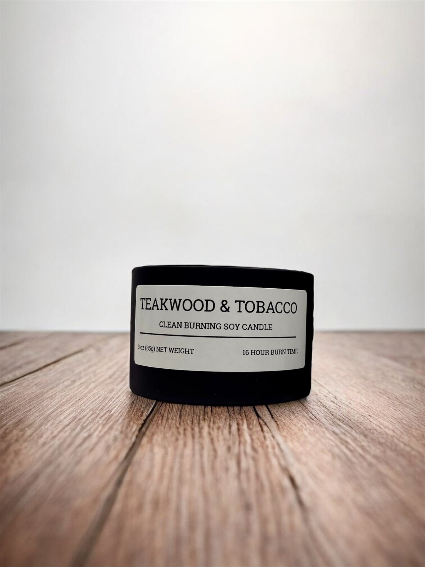 Teakwood & Tobacco | Small Batch Non-Toxic Soy Candle