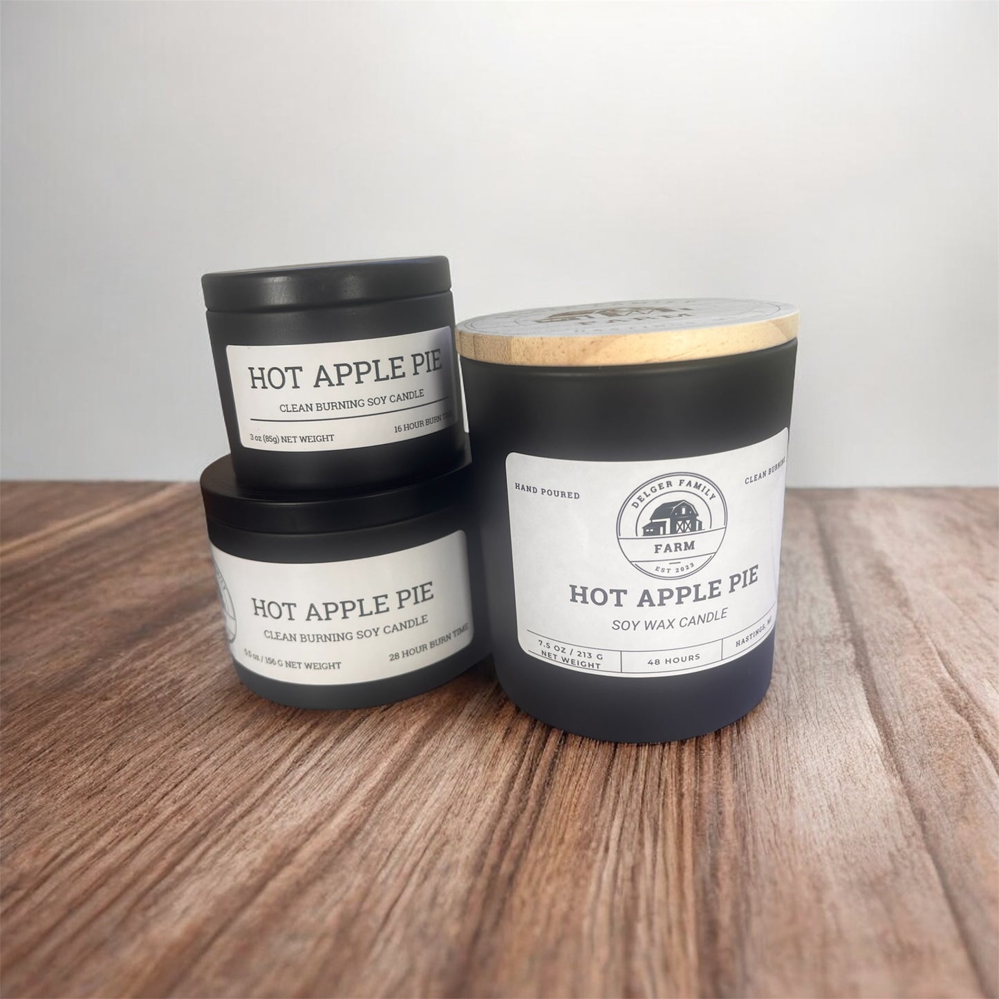 Hot Apple Pie | Small Batch Non-Toxic Soy Candle