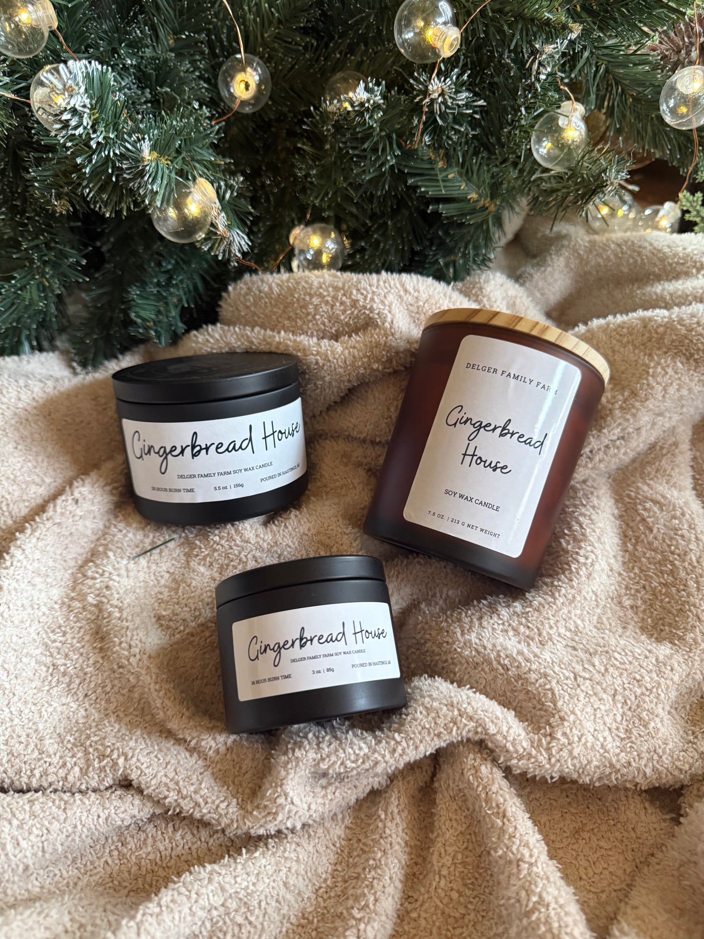 Gingerbread House Non-Toxic Soy Candle