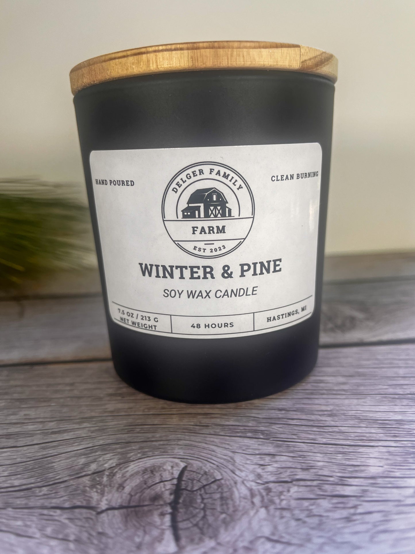 Winter Pine | Small Batch Non-Toxic Soy Candle