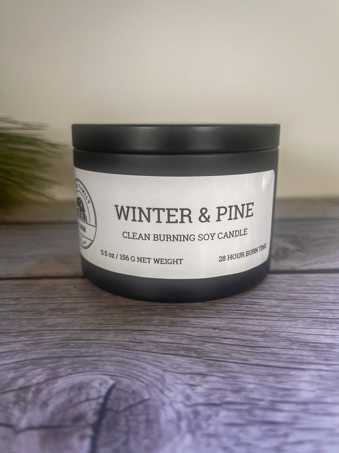 Winter Pine | Small Batch Non-Toxic Soy Candle