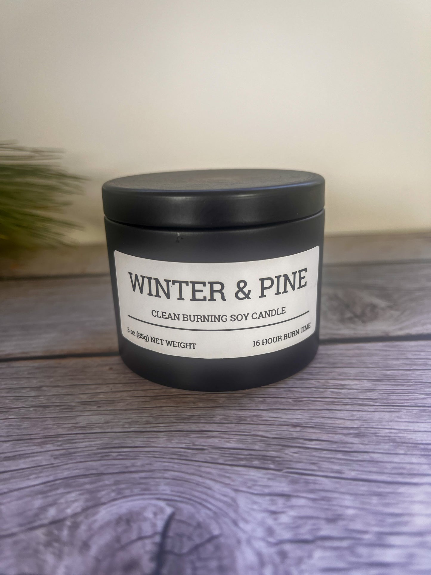 Winter Pine | Small Batch Non-Toxic Soy Candle