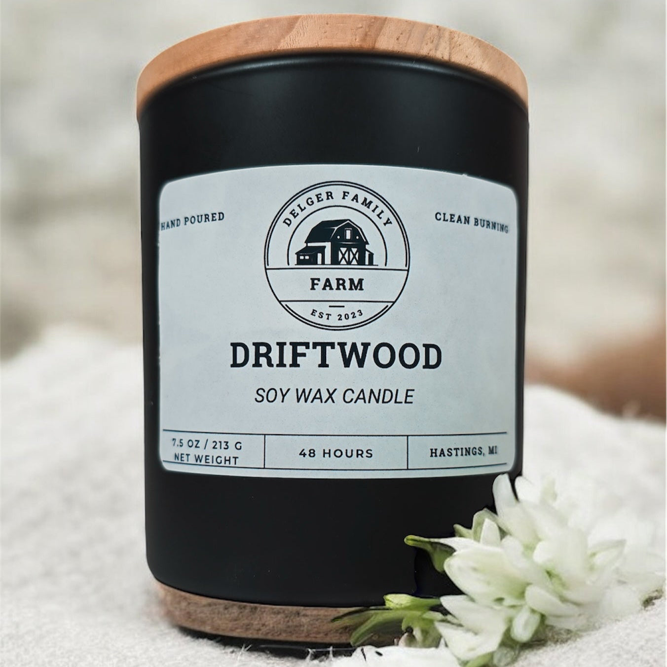 Driftwood | Small Batch Non-Toxic Soy Candle