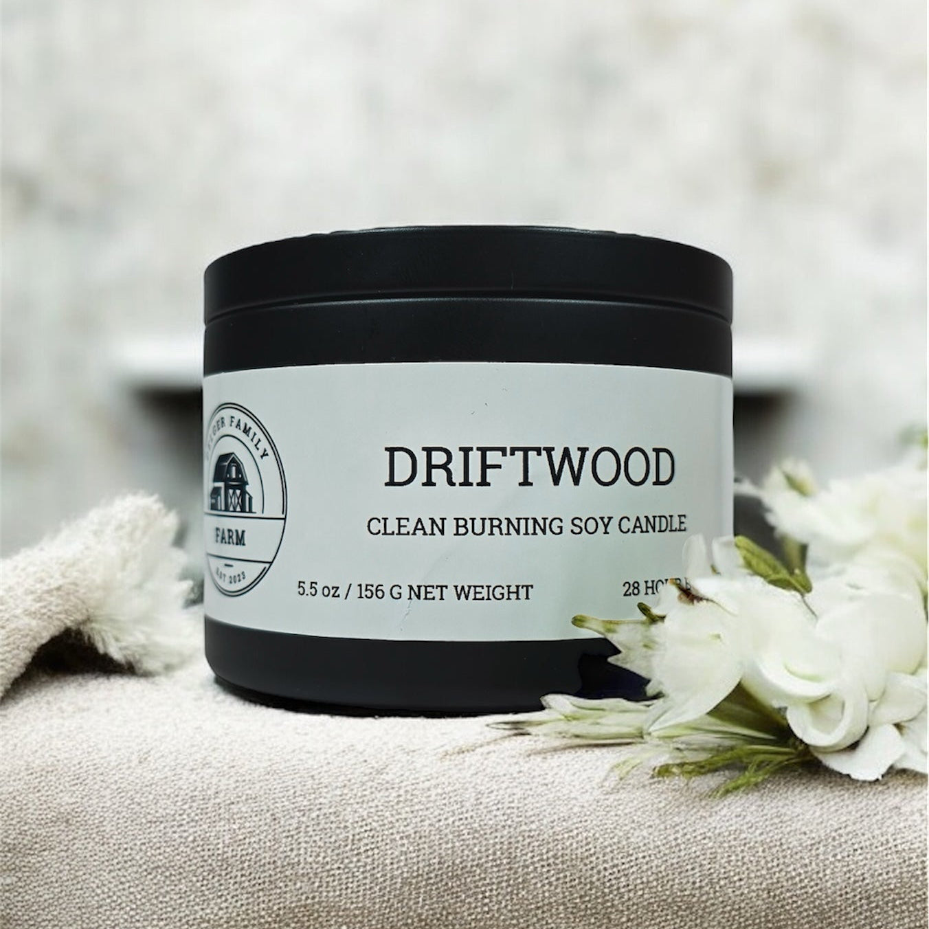 Driftwood | Small Batch Non-Toxic Soy Candle