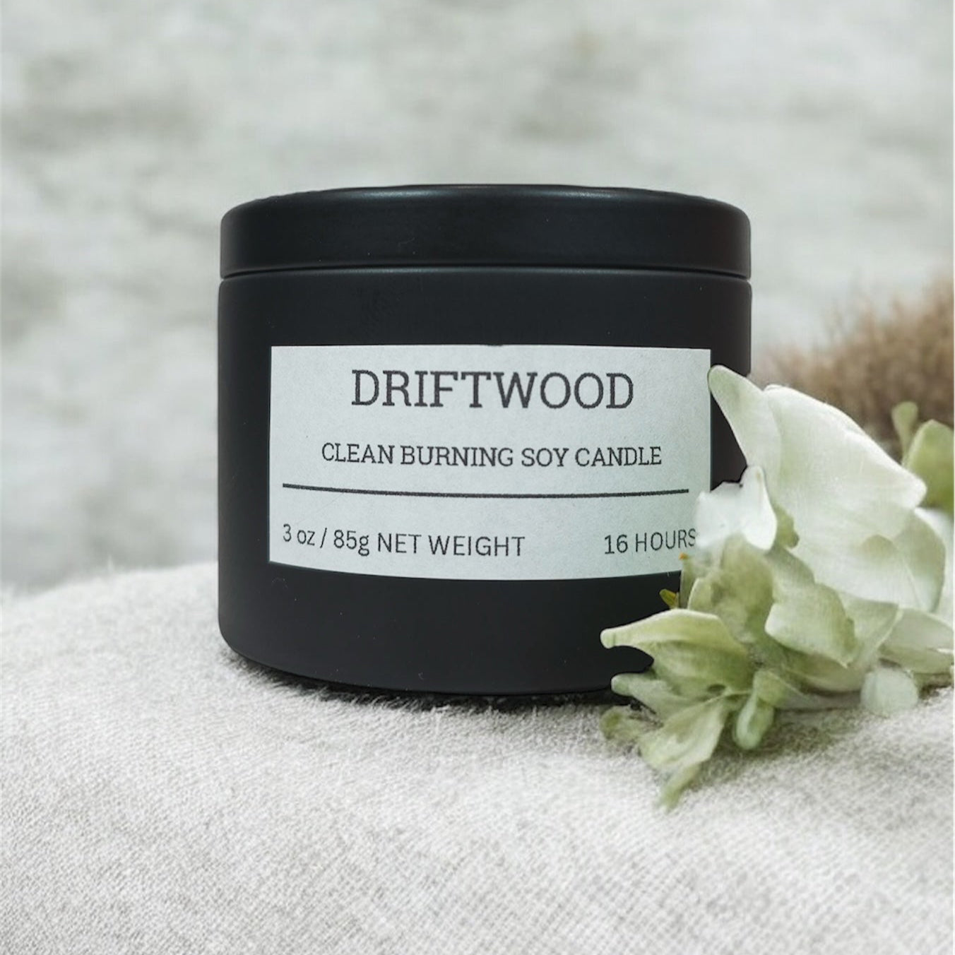 Driftwood | Small Batch Non-Toxic Soy Candle