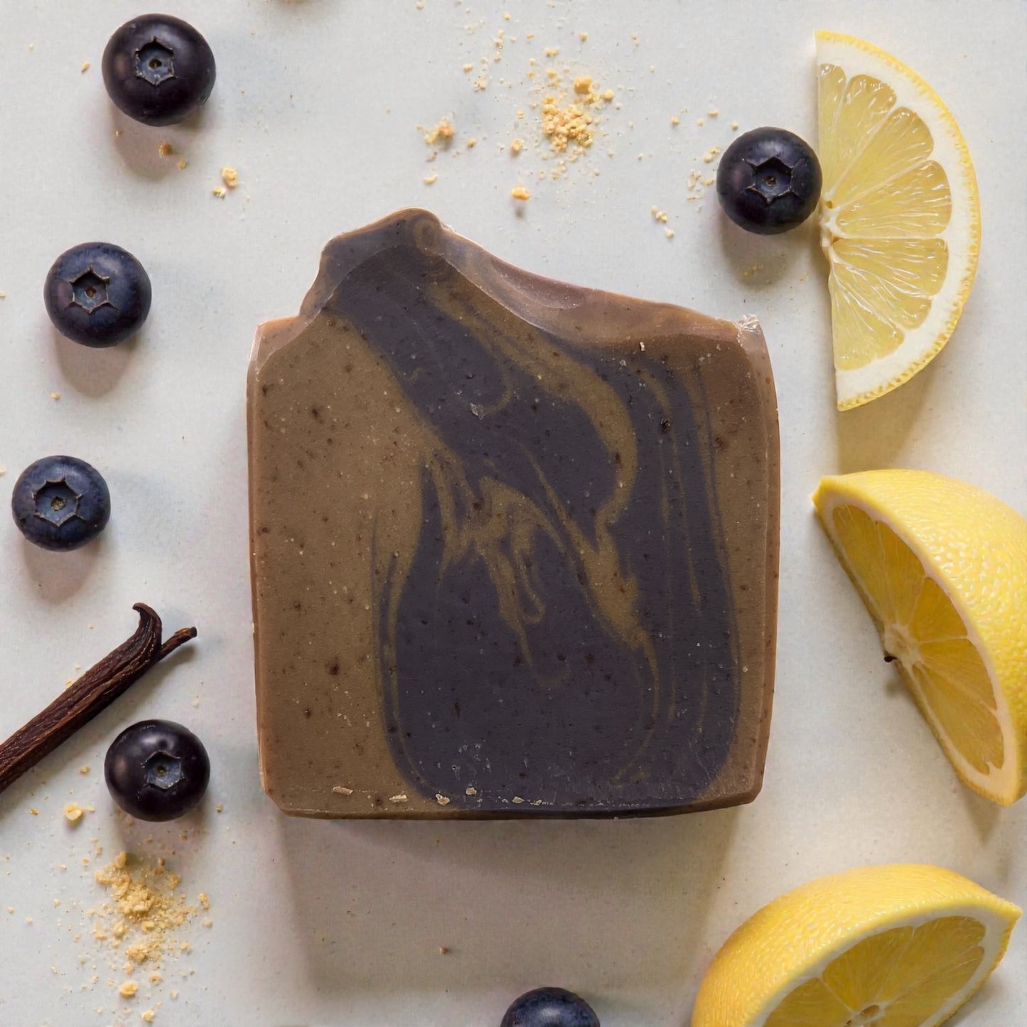 Blueberry Lemon Crumble Goat Milk Soap