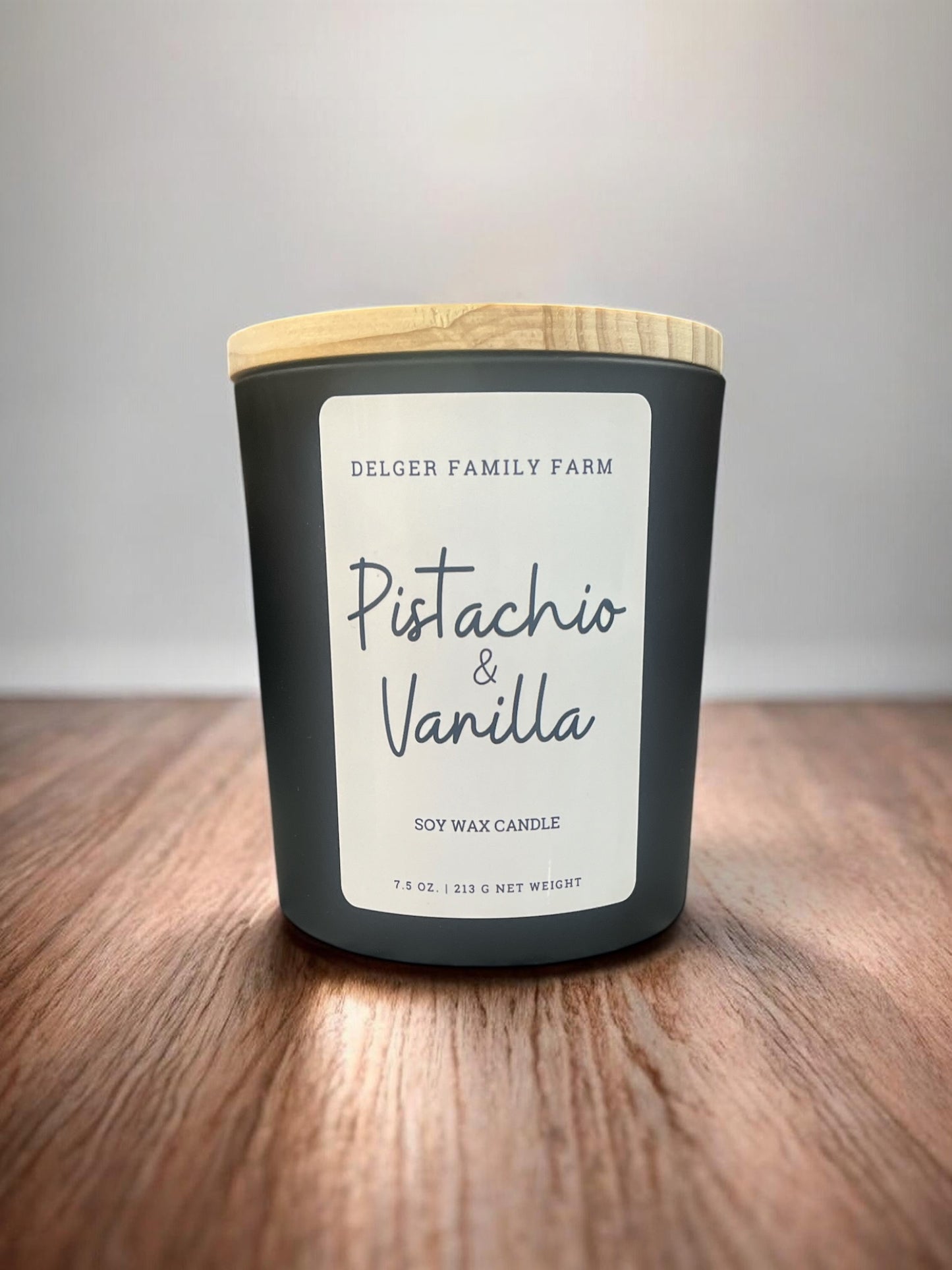 Pistachio & Vanilla Soy Candle | Clean Fragrance Farmhouse Candle