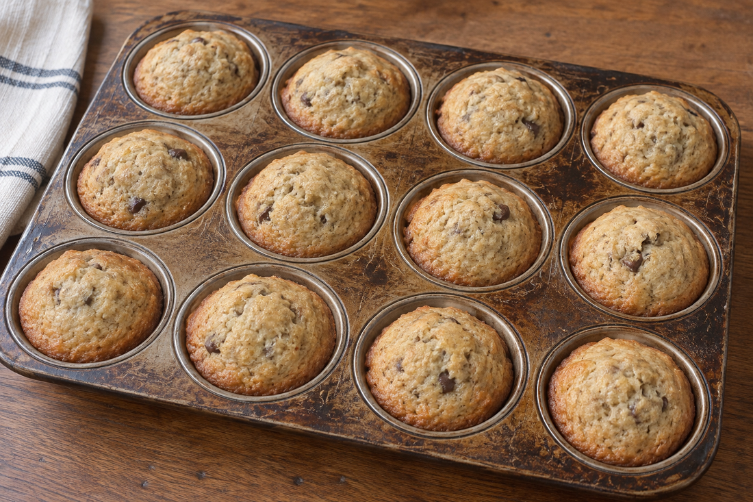 Chocolate Chip Banana Muffins