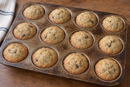 Chocolate Chip Banana Muffins