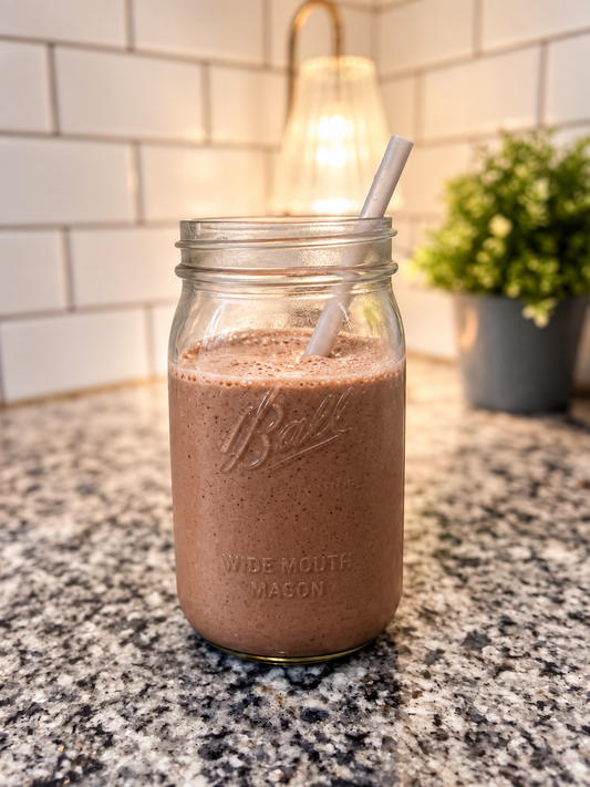 Peppermint Chocolate Protein Shake