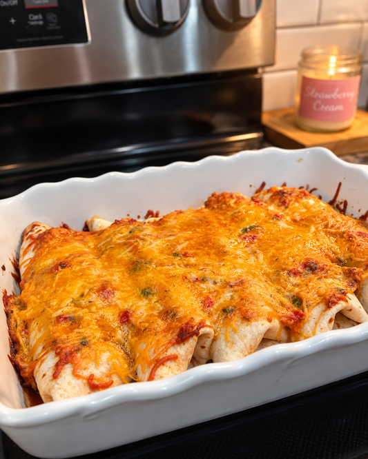 Creamy Chicken Enchiladas