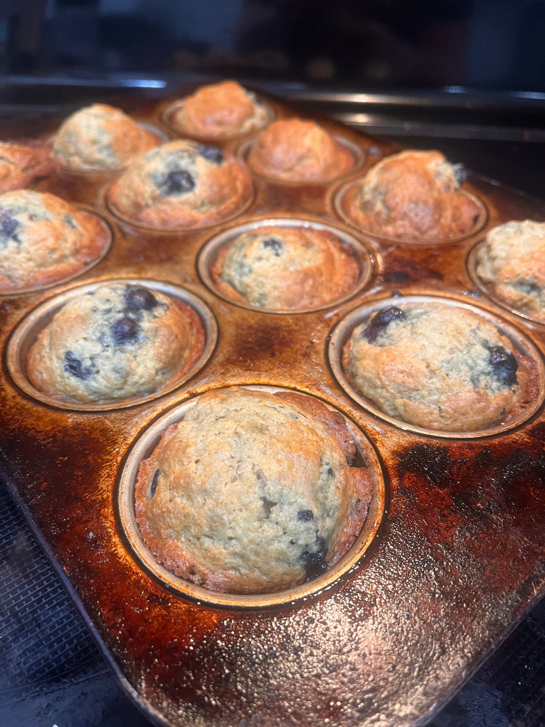 Bakery Style Blueberry Muffins