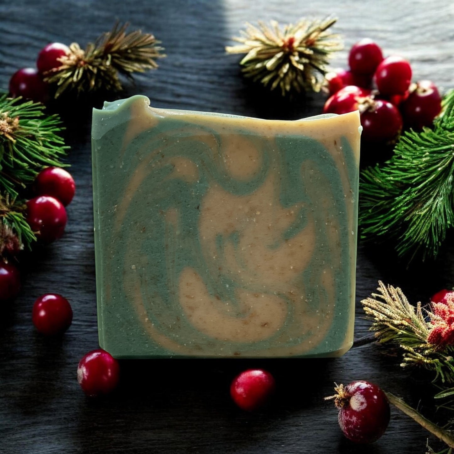 Pine & Cranberry Goat Milk Soap