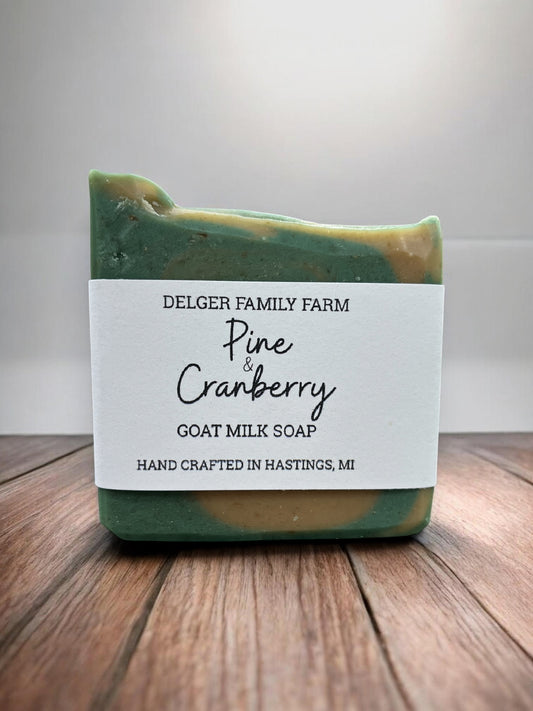Pine & Cranberry Goat Milk Soap