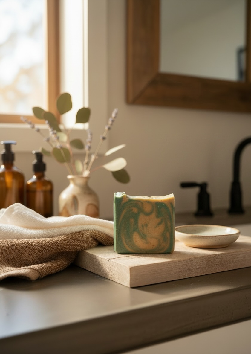 Pine & Cranberry Goat Milk Soap