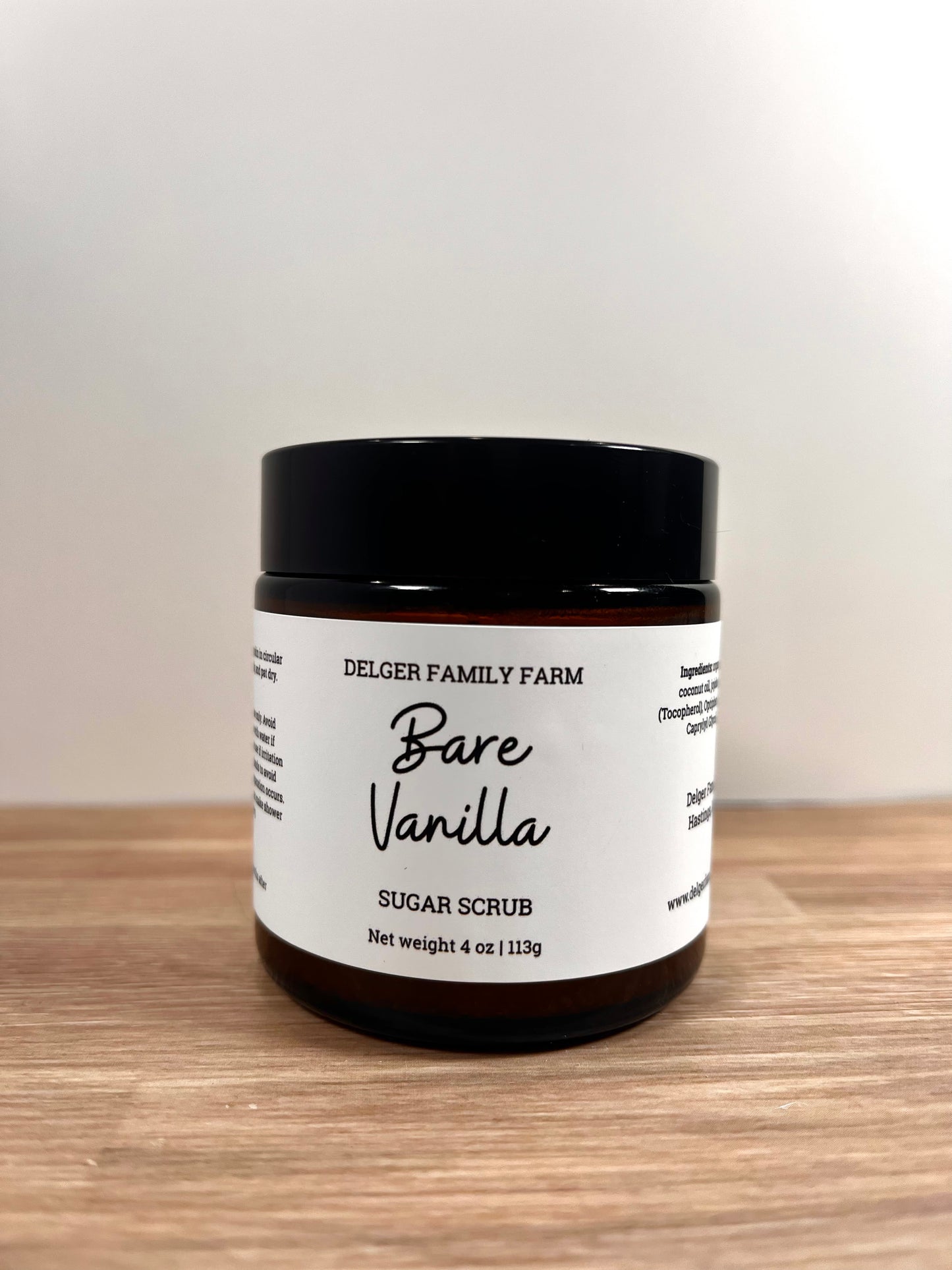 Bare Vanilla Sugar Scrub