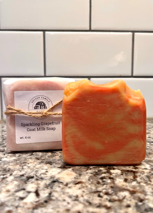 Sparkling Grapefruit Goat Milk Soap