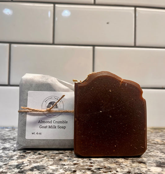 Almond Crumble Goat Milk Soap