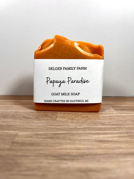 Papaya Paradise Goat Milk Soap