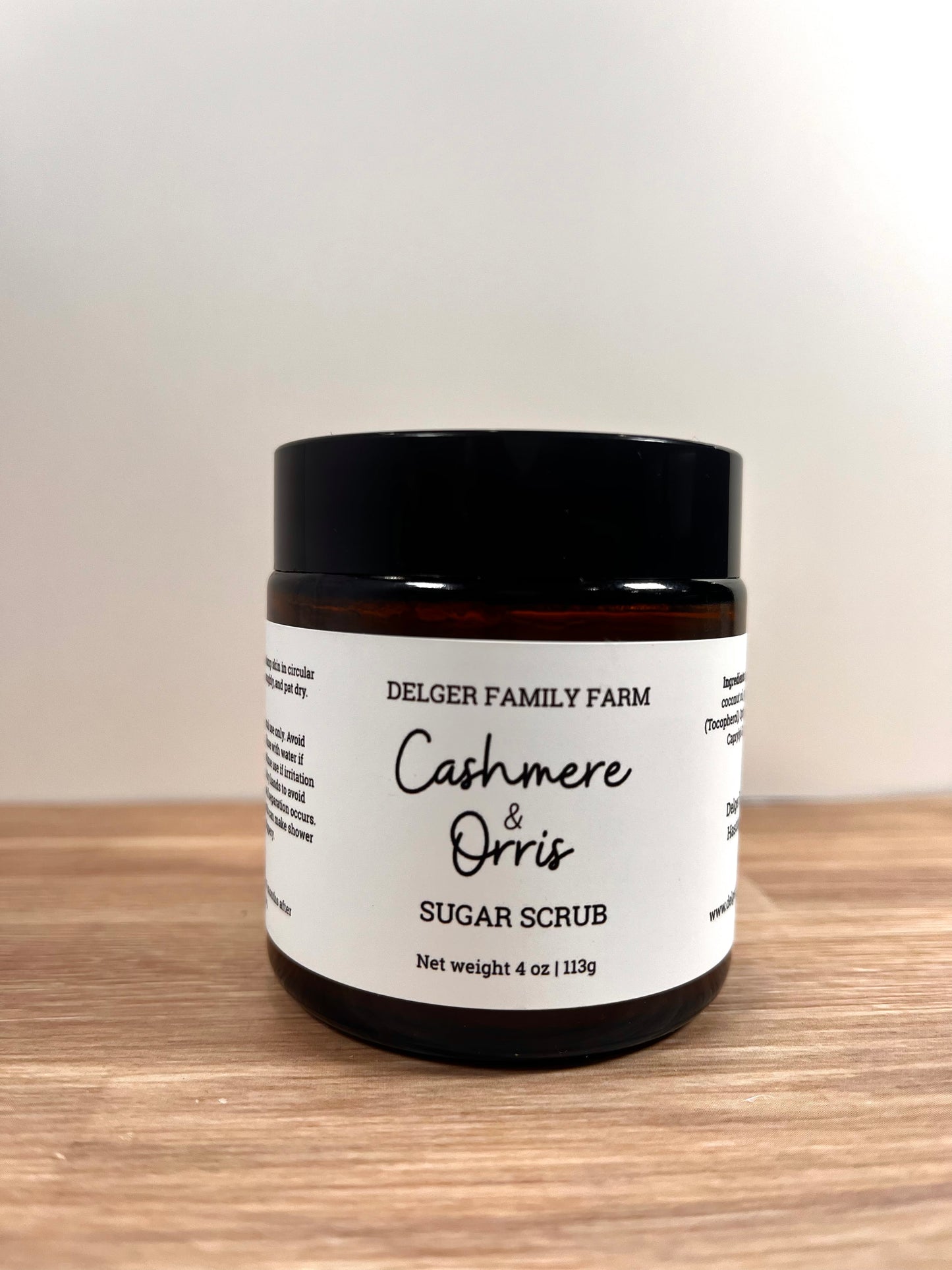 Cashmere and Orris Sugar Scrub