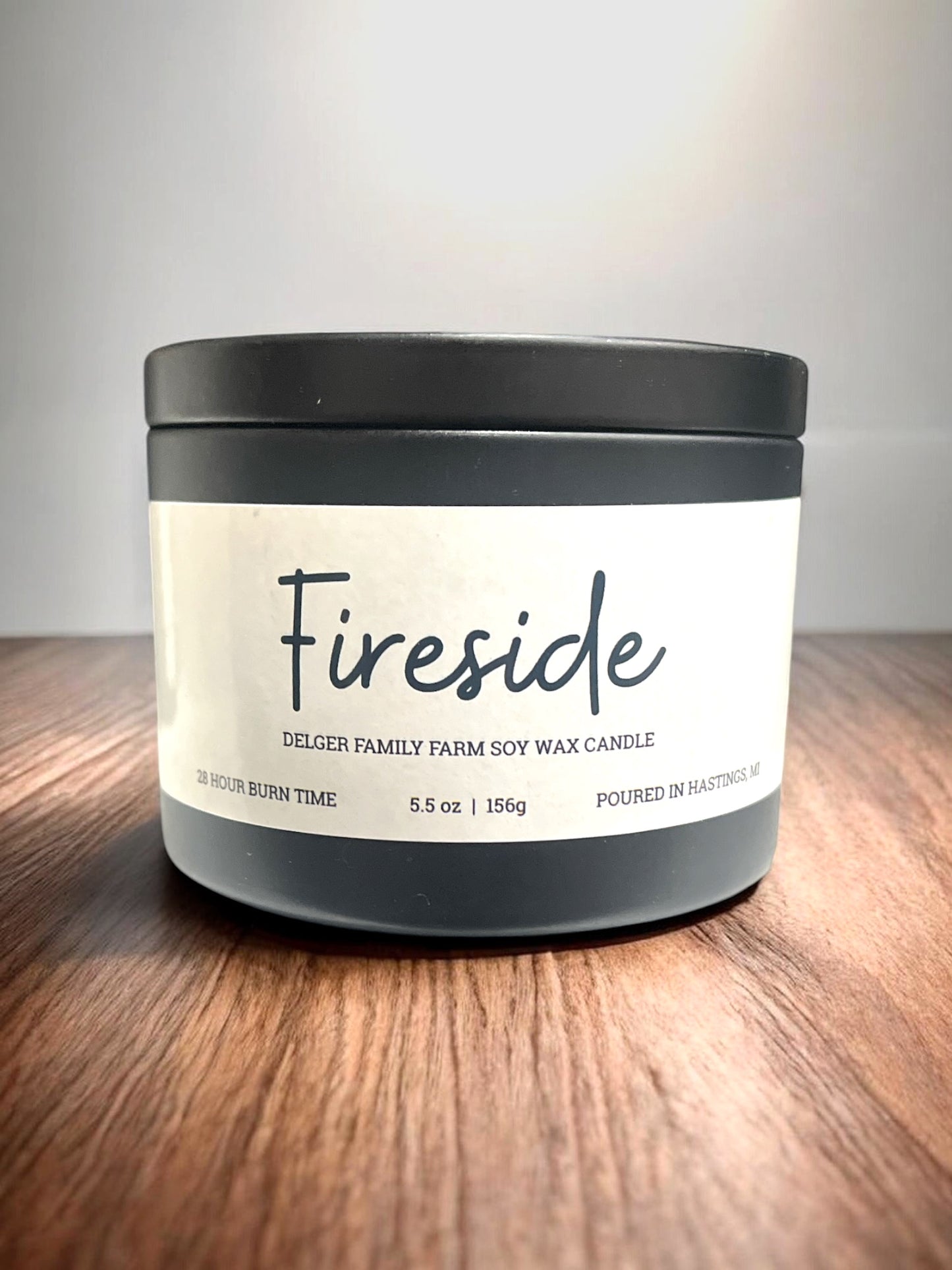 Fireside Soy Candle | Clean Fragrance Farmhouse Candle