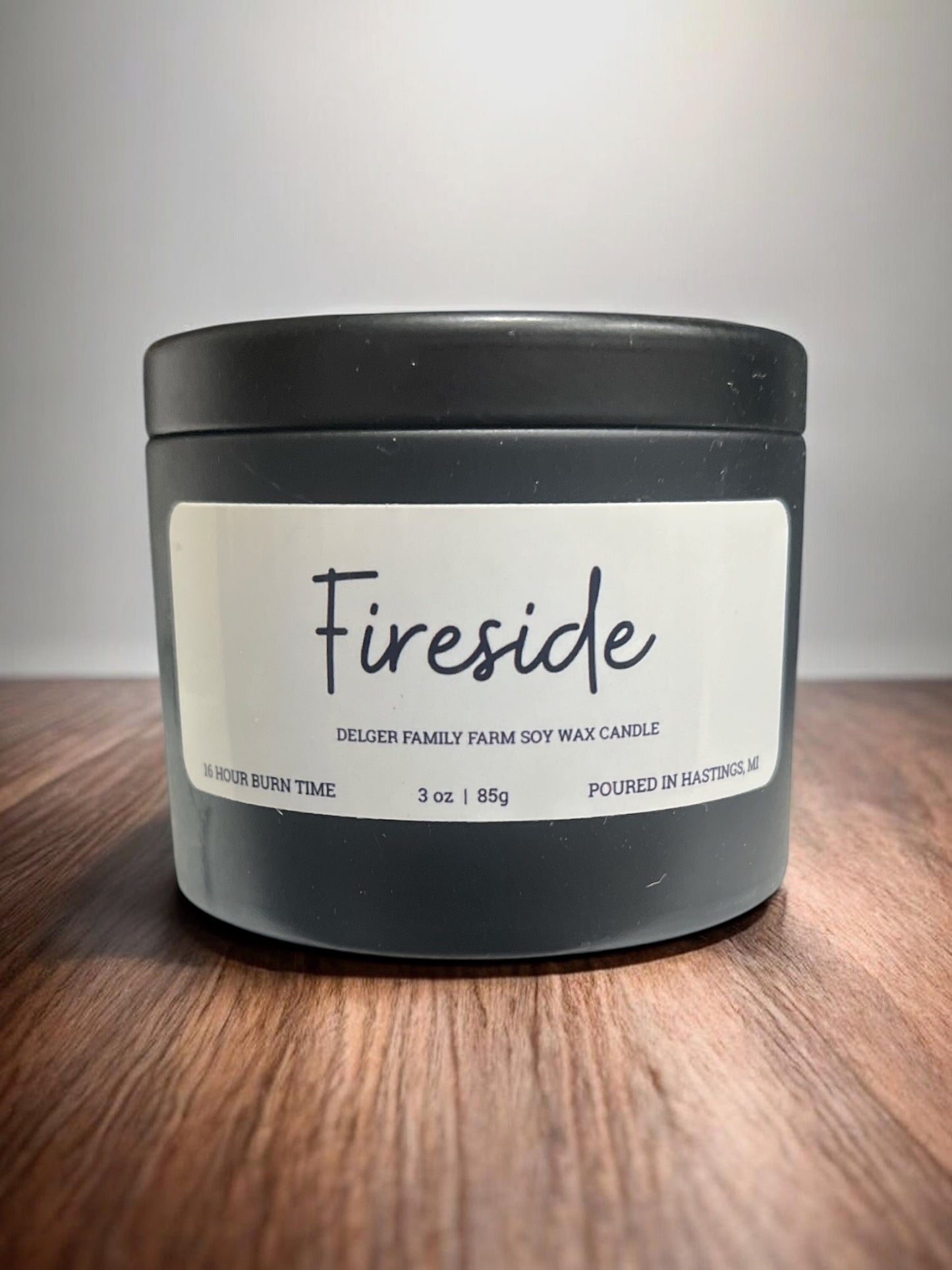 Fireside Soy Candle | Clean Fragrance Farmhouse Candle