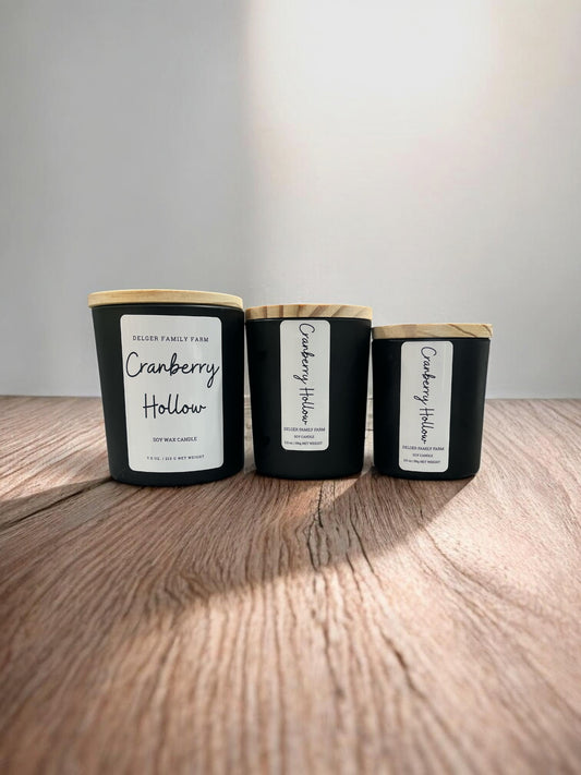 Cranberry Hollow Soy Candle | Clean Fragrance Farmhouse Candle