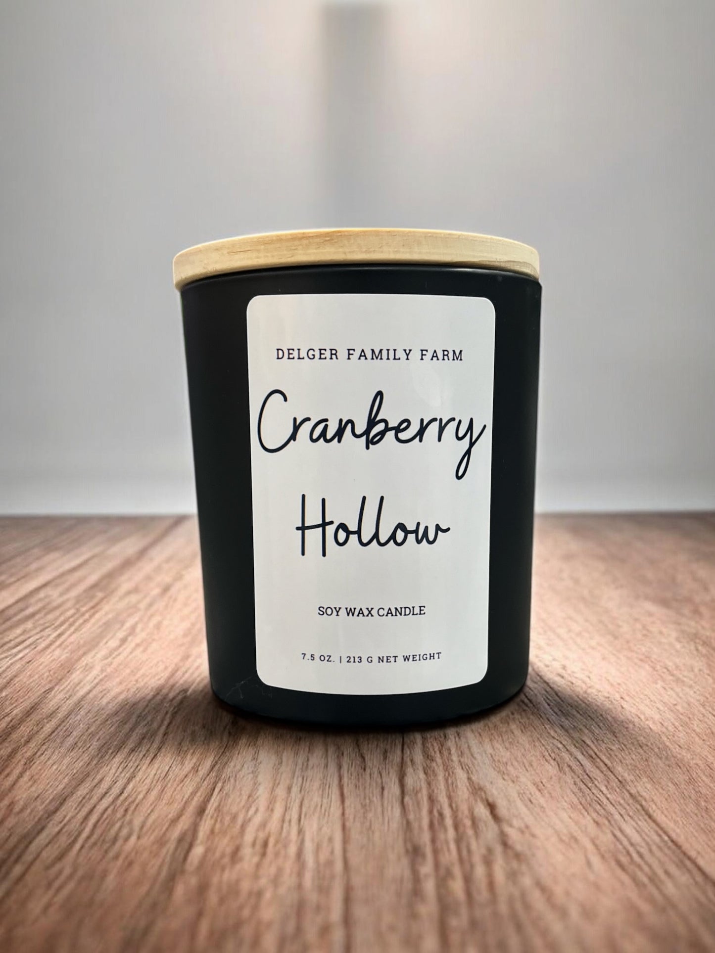 Cranberry Hollow Soy Candle | Clean Fragrance Farmhouse Candle