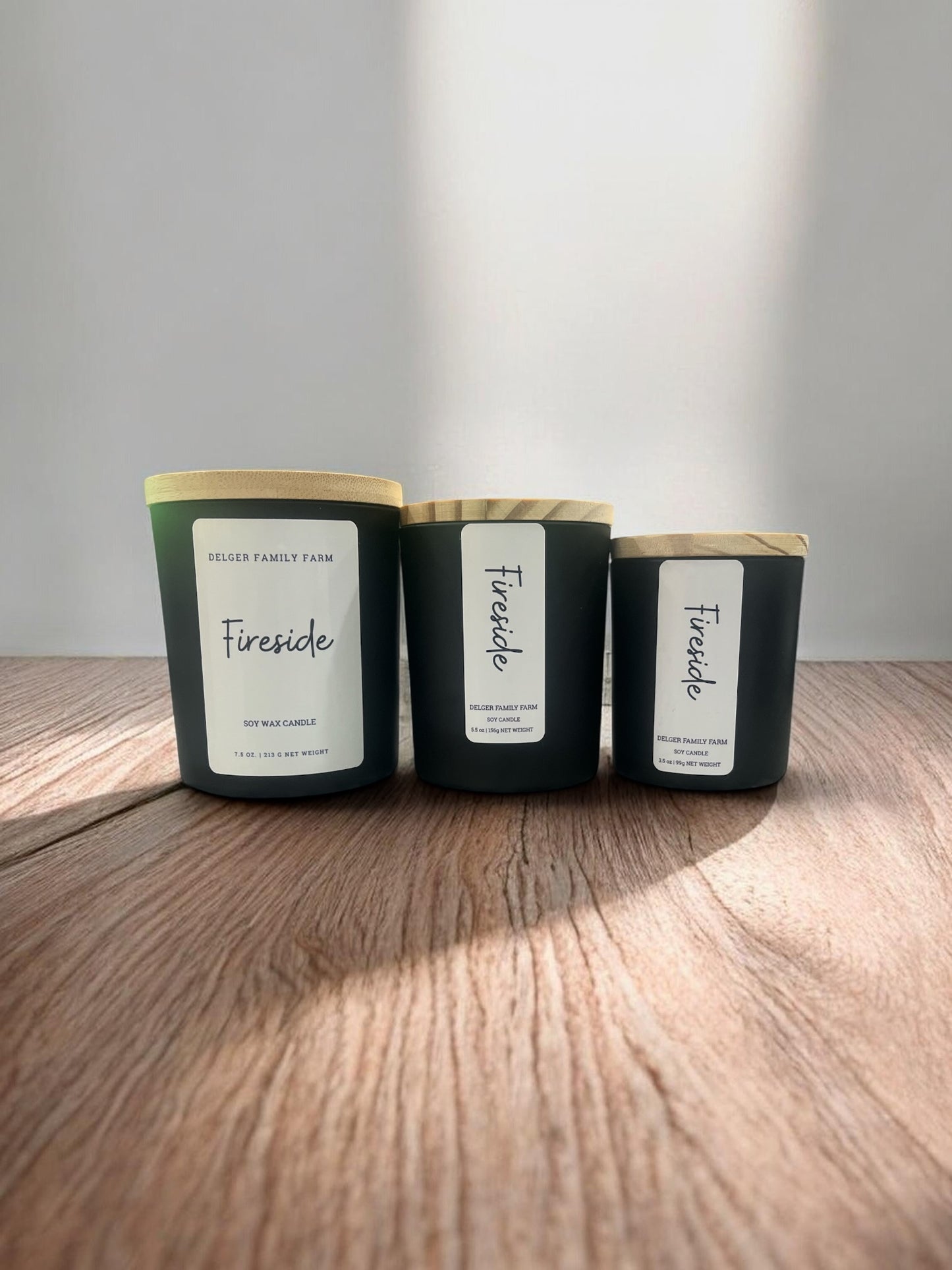 Fireside Soy Candle | Clean Fragrance Farmhouse Candle