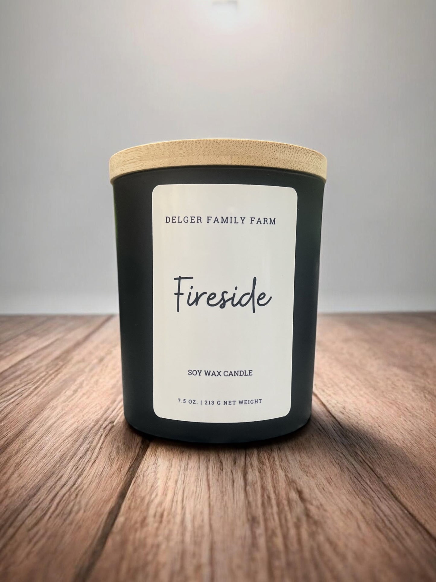 Fireside Soy Candle | Clean Fragrance Farmhouse Candle
