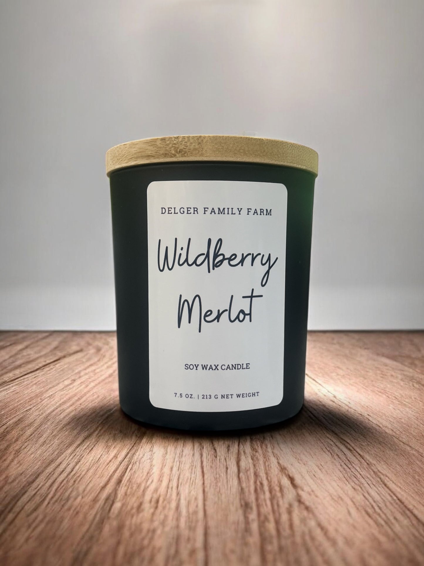Wildberry Merlot Soy Candle | Clean Fragrance Farmhouse Candle