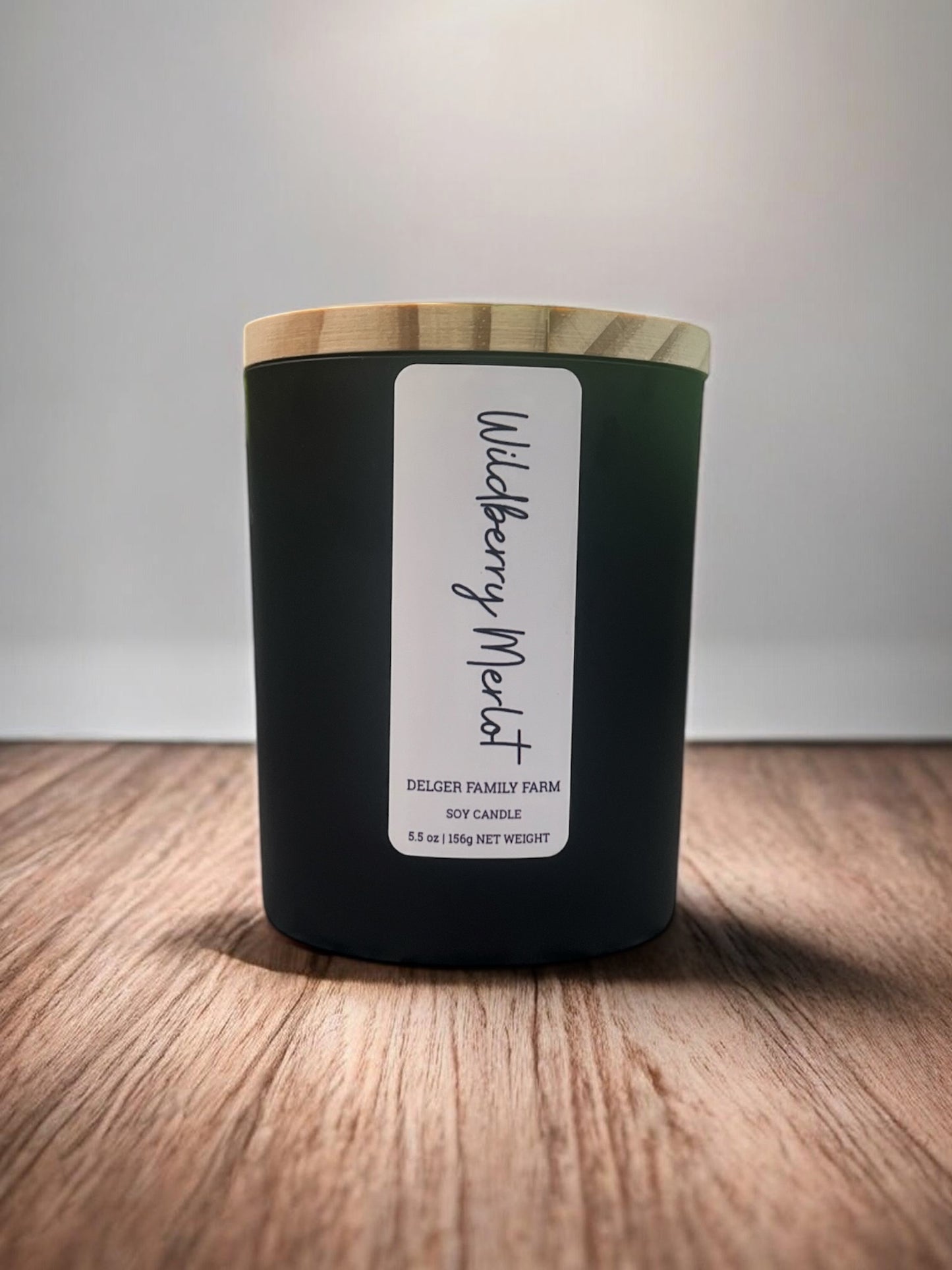 Wildberry Merlot Soy Candle | Clean Fragrance Farmhouse Candle