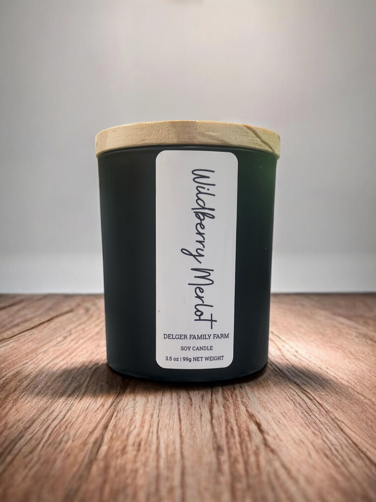 Wildberry Merlot Soy Candle | Clean Fragrance Farmhouse Candle