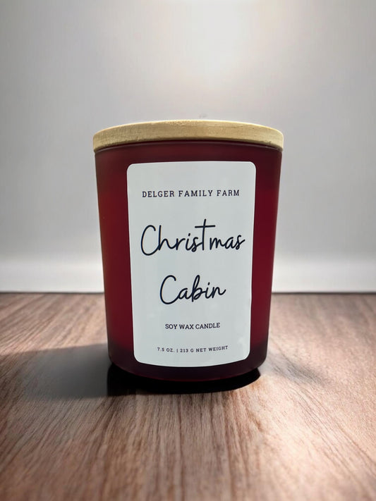 Christmas Cabin Soy Candle | Clean Fragrance Farmhouse Candle