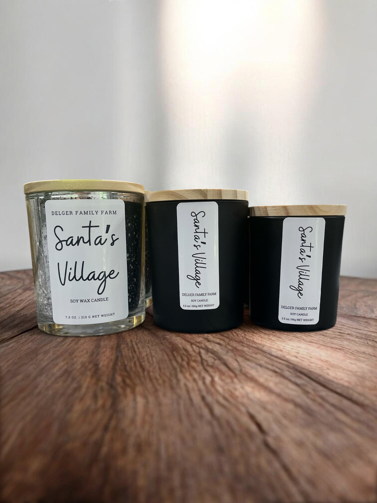 Santa’s Village Soy Candle | Clean Fragrance Farmhouse Candle