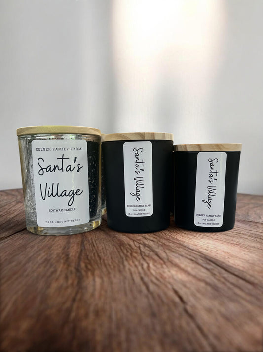 Santa’s Village Soy Candle | Clean Fragrance Farmhouse Candle