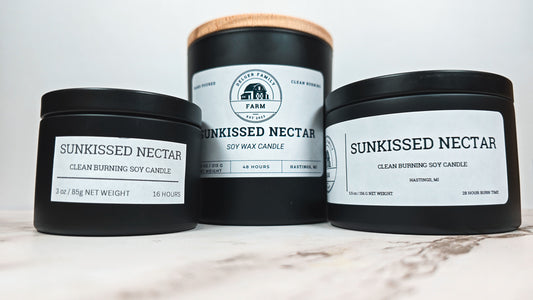 Sunkissed Nectar | Small Batch Non-Toxic Soy Candle