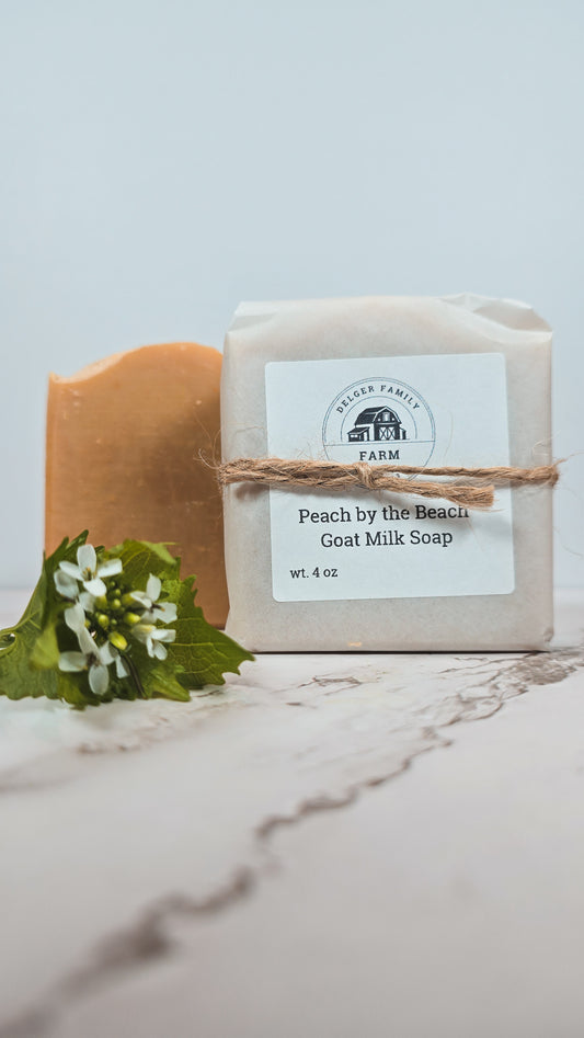 Peach by the Beach | Artisan Goat Milk Soap