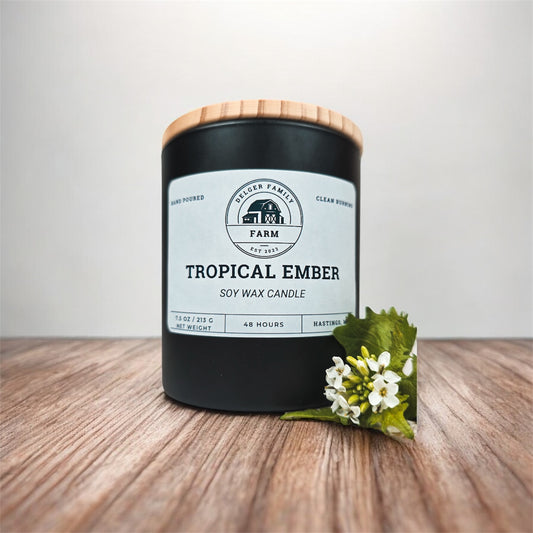 Tropical Ember | Small Batch Non-Toxic Soy Candle