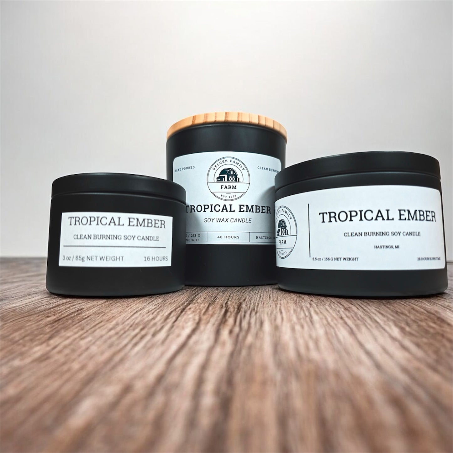 Tropical Ember | Small Batch Non-Toxic Soy Candle