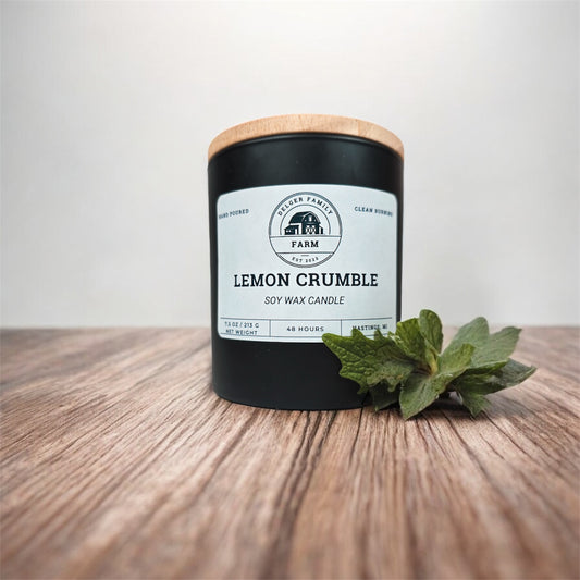 Lemon Crumble | Small Batch Non-Toxic Soy Candle