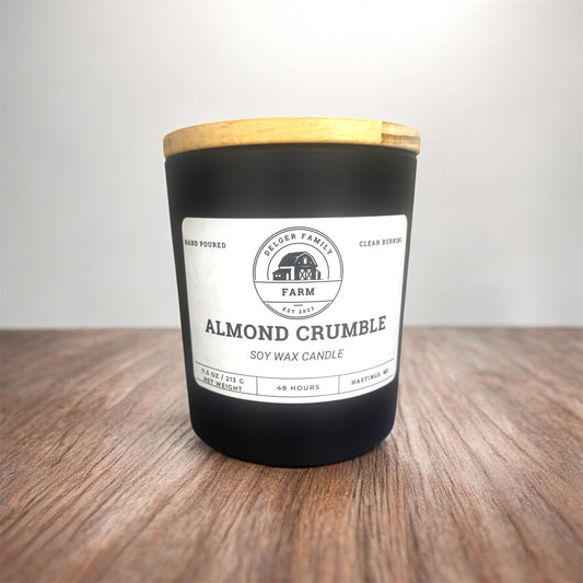 Almond Crumble | Small Batch Non-Toxic Soy Candle
