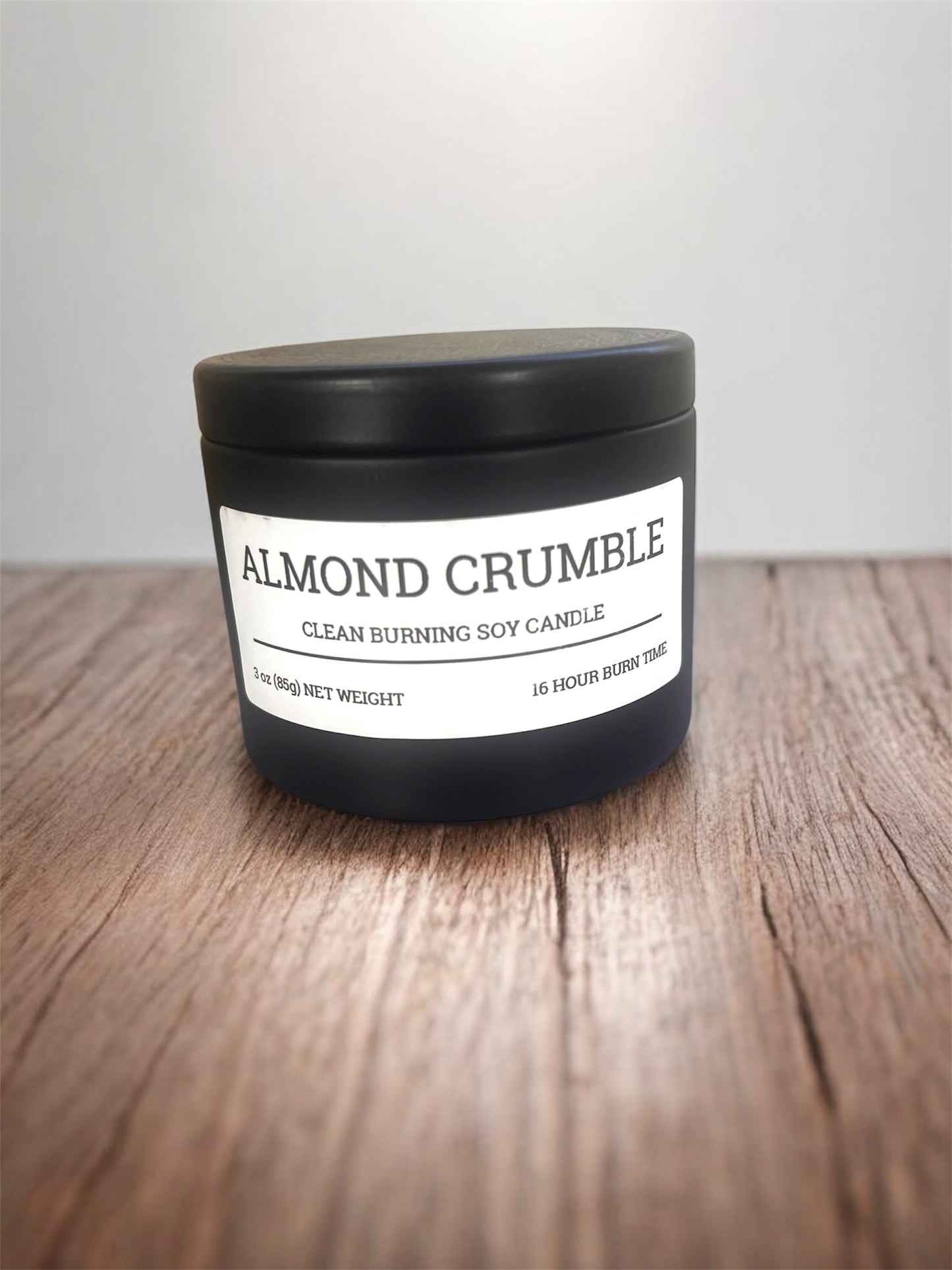 Almond Crumble | Small Batch Non-Toxic Soy Candle