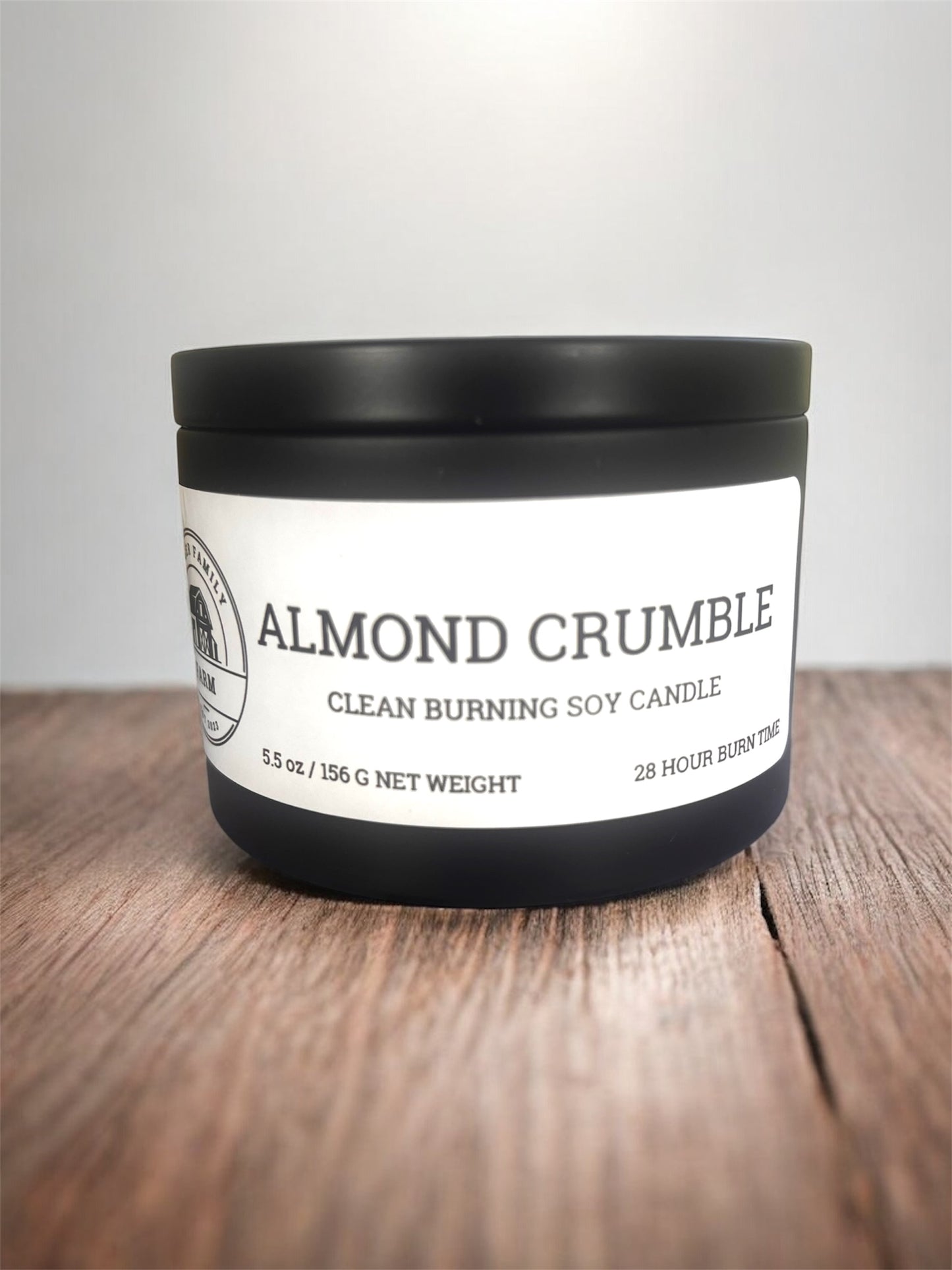 Almond Crumble | Small Batch Non-Toxic Soy Candle