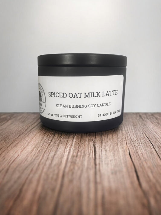 Spiced Oat Milk Latte | Small Batch Non-Toxic Soy Candle