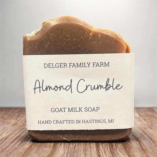 Almond Crumble Goat Milk Soap